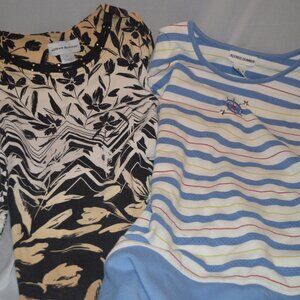 Alfred Dunner woman shirts bundle size large
